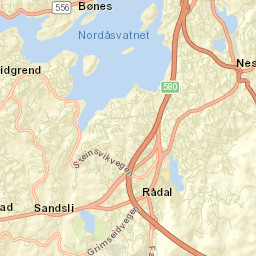 Ytrebygda Street Map