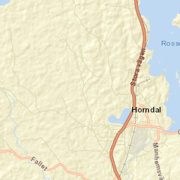 Horndal Street Map