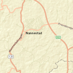 Nannestad Street Map