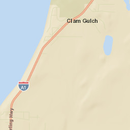 Clam Gulch Alaska Street Map