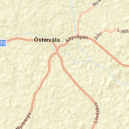 Östervåla Street Map