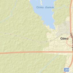 Gimo Street Map