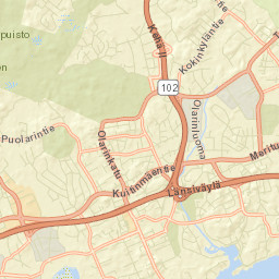 Koukkuniemi Street Map
