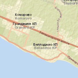 Kurortnyy Rayon Street Map