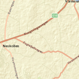Neskollen Street Map