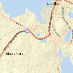 Ludvika Street Map
