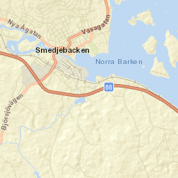 Smedjebacken Street Map
