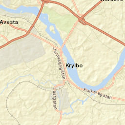 Krylbo Street Map