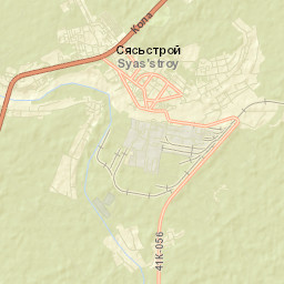 Syas’stroy Street Map