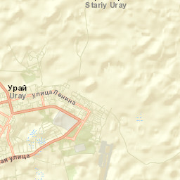 Uray Street Map