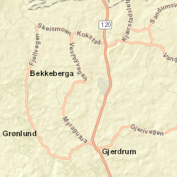 Gjerdrum Street Map