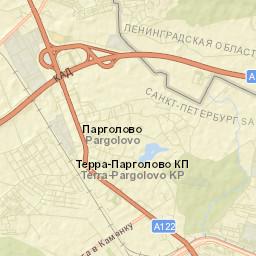 Pargolovo Street Map