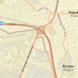 Bugry Street Map