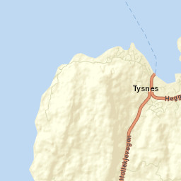Tysnes Street Map