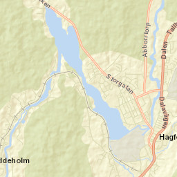 Hagfors Street Map