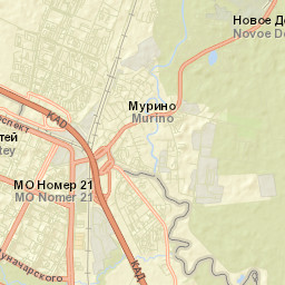 Novoye Devyatkino Street Map