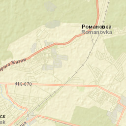 Romanovka Street Map