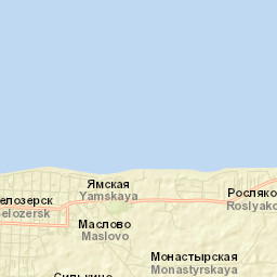 Belozërsk Street Map