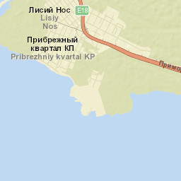 Lisiy Nos Street Map