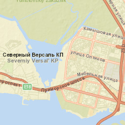 Lakhtinskiy Street Map