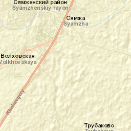 Syamzha Street Map