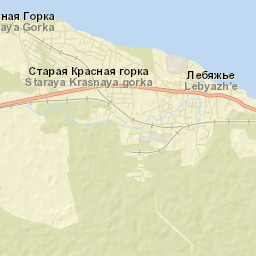 Lebyazh’ye Street Map