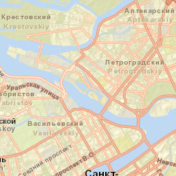 Petrogradka Street Map