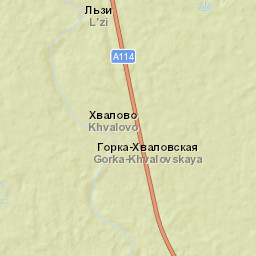 Khvalovo Street Map