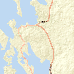 Fitjar Street Map