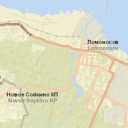 Lomonosov Street Map