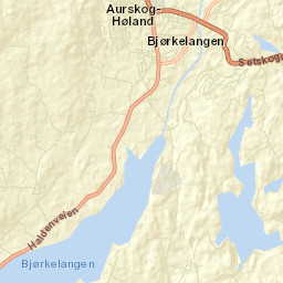 Bjørkelangen Street Map