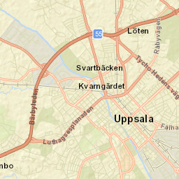 Uppsala Street Map