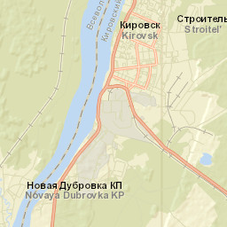 Kirovsk Street Map