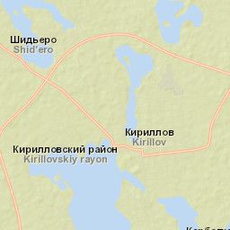 Kirillov Street Map