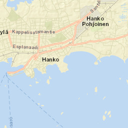 Hanko Street Map
