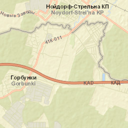 Gorbunki Street Map