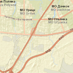 Sosnovaya Polyana Street Map