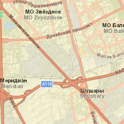 Shushary Street Map