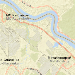 Metallostroy Street Map