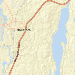 Hällefors Street Map