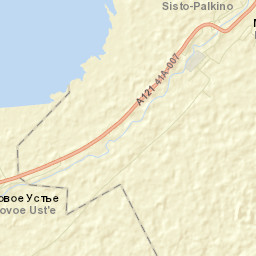 Sista-Palkino Street Map
