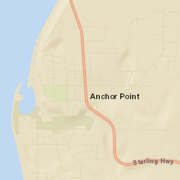 Anchor Point Street Map