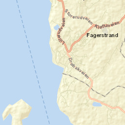 Fagerstrand Street Map