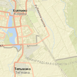 Kolpino Street Map