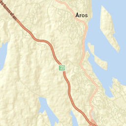 Åros Street Map