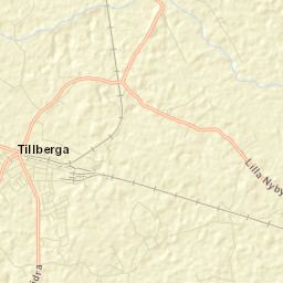 Tillberga Street Map