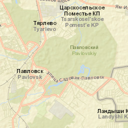 Pavlovsk Street Map