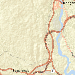 Kongsberg Street Map