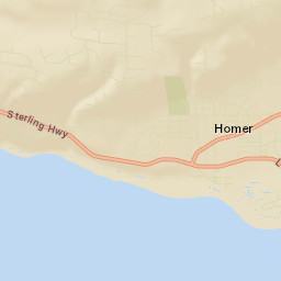 Homer Alaska Street Map