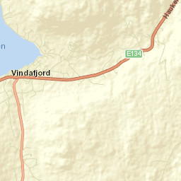 Ølen Street Map